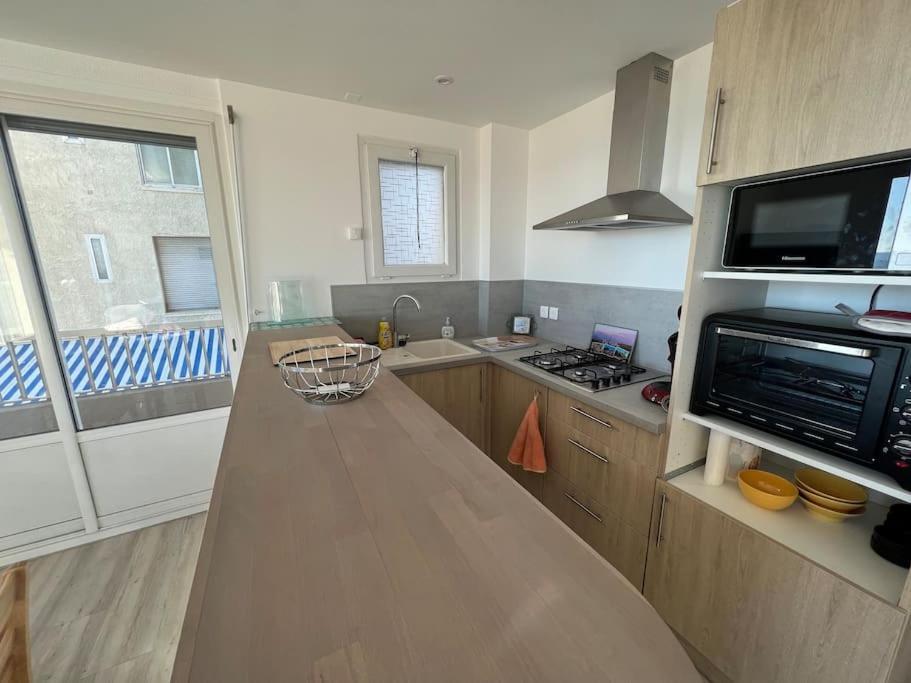 Le Carrousel - Apt Vue Mer - Plage A 10 M - Clim - Wifi Кане Экстерьер фото
