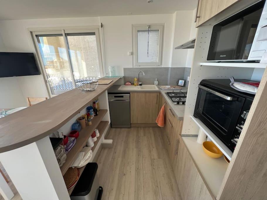 Le Carrousel - Apt Vue Mer - Plage A 10 M - Clim - Wifi Кане Экстерьер фото